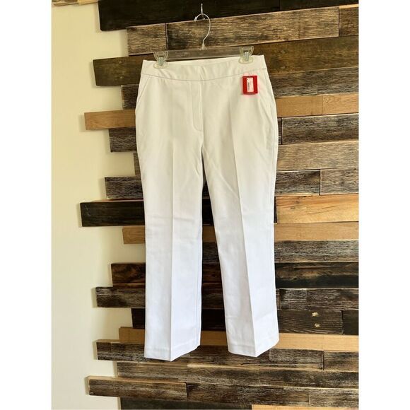 SPANX NWT On-the-Go Ankle Straight Pant White Ultimate Opacity Technology Sz M - Picture 4 of 14
